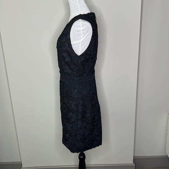 Alice + Olivia Lennon V-Neck Lace Mini Cocktail Dress Black Size 10 NWT! - Picture 8 of 16